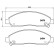 Kit de plaquettes de frein, frein à disque P 34 005 Brembo, Vignette 2