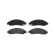 Kit de plaquettes de frein, frein à disque P 34 005 Brembo, Vignette 3