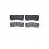 Kit de plaquettes de frein, frein à disque P 36 023 Brembo