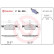 Kit de plaquettes de frein, frein à disque P 36 035 Brembo, Vignette 2