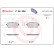 Kit de plaquettes de frein, frein à disque P 36 036 Brembo
