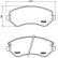 Kit de plaquettes de frein, frein à disque P 37 007 Brembo, Vignette 2