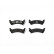 Kit de plaquettes de frein, frein à disque P 37 012 Brembo, Vignette 2