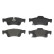Kit de plaquettes de frein, frein à disque P 37 016 Brembo, Vignette 3