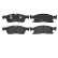 Kit de plaquettes de frein, frein à disque P 37 017 Brembo, Vignette 3