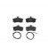 Kit de plaquettes de frein, frein à disque P 41 004 Brembo