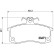 Kit de plaquettes de frein, frein à disque P 41 004 Brembo, Vignette 2