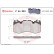 Kit de plaquettes de frein, frein à disque P 44 023 Brembo, Vignette 2