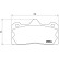 Kit de plaquettes de frein, frein à disque P 47 002 Brembo, Vignette 2