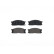 Kit de plaquettes de frein, frein à disque P 49 010 Brembo, Vignette 3
