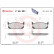 Kit de plaquettes de frein, frein à disque P 49 031 Brembo, Vignette 2