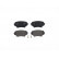 Kit de plaquettes de frein, frein à disque P 49 043 Brembo
