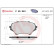 Kit de plaquettes de frein, frein à disque P 49 043 Brembo, Vignette 2