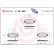 Kit de plaquettes de frein, frein à disque P 49 049 Brembo, Vignette 2