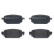 Kit de plaquettes de frein, frein à disque P 49 063 Brembo, Vignette 2