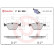 Kit de plaquettes de frein, frein à disque P 50 026 Brembo, Vignette 2