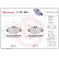 Kit de plaquettes de frein, frein à disque P 50 049 Brembo, Vignette 2