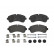 Kit de plaquettes de frein, frein à disque P 50 059 Brembo