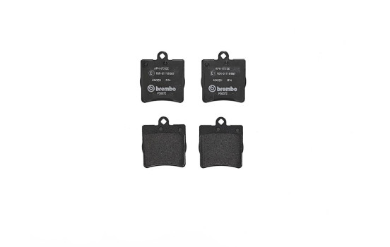 Kit de plaquettes de frein, frein à disque P 50 072 Brembo