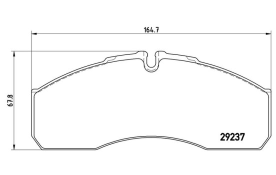 Kit de plaquettes de frein, frein à disque P 50 083 Brembo, Image 2