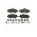 Kit de plaquettes de frein, frein à disque P 50 084 Brembo