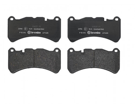 Kit de plaquettes de frein, frein à disque P 50 092 Brembo