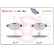 Kit de plaquettes de frein, frein à disque P 50 104 Brembo, Vignette 2