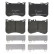Kit de plaquettes de frein, frein à disque P 50 114 Brembo