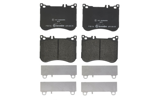 Kit de plaquettes de frein, frein à disque P 50 114 Brembo, Image 3