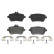 Kit de plaquettes de frein, frein à disque P 50 117 Brembo, Vignette 3
