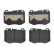 Kit de plaquettes de frein, frein à disque P 50 120 Brembo, Vignette 3