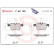 Kit de plaquettes de frein, frein à disque P 50 122 Brembo, Vignette 2