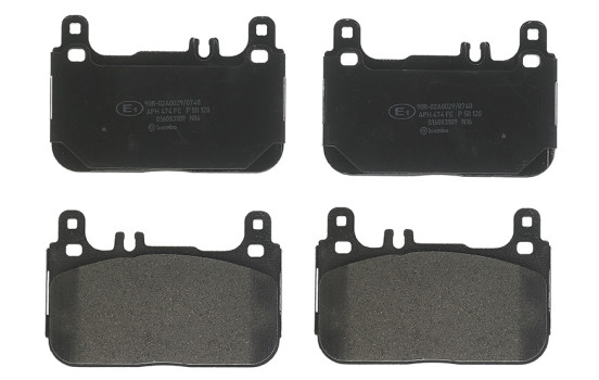Kit de plaquettes de frein, frein à disque P 50 128 Brembo