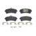 Kit de plaquettes de frein, frein à disque P 50 132 Brembo