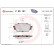 Kit de plaquettes de frein, frein à disque P 50 151 Brembo