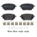 Kit de plaquettes de frein, frein à disque P 50 151 Brembo, Vignette 2
