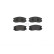 Kit de plaquettes de frein, frein à disque P 54 015 Brembo, Vignette 3