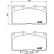 Kit de plaquettes de frein, frein à disque P 54 019 Brembo, Vignette 2