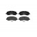 Kit de plaquettes de frein, frein à disque P 54 030 Brembo