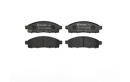 Kit de plaquettes de frein, frein à disque P 54 038 Brembo