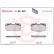 Kit de plaquettes de frein, frein à disque P 56 025 Brembo, Vignette 2