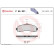 Kit de plaquettes de frein, frein à disque P 56 031 Brembo, Vignette 2