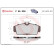 Kit de plaquettes de frein, frein à disque P 56 036 Brembo, Vignette 2