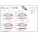 Kit de plaquettes de frein, frein à disque P 56 042 Brembo, Vignette 3