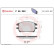 Kit de plaquettes de frein, frein à disque P 56 050 Brembo, Vignette 2