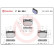 Kit de plaquettes de frein, frein à disque P 56 054 Brembo, Vignette 2