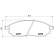 Kit de plaquettes de frein, frein à disque P 56 058 Brembo, Vignette 2