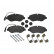 Kit de plaquettes de frein, frein à disque P 56 066 Brembo