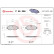 Kit de plaquettes de frein, frein à disque P 56 066 Brembo, Vignette 2