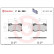 Kit de plaquettes de frein, frein à disque P 56 089 Brembo, Vignette 2